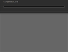 Tablet Screenshot of easyjournal.com